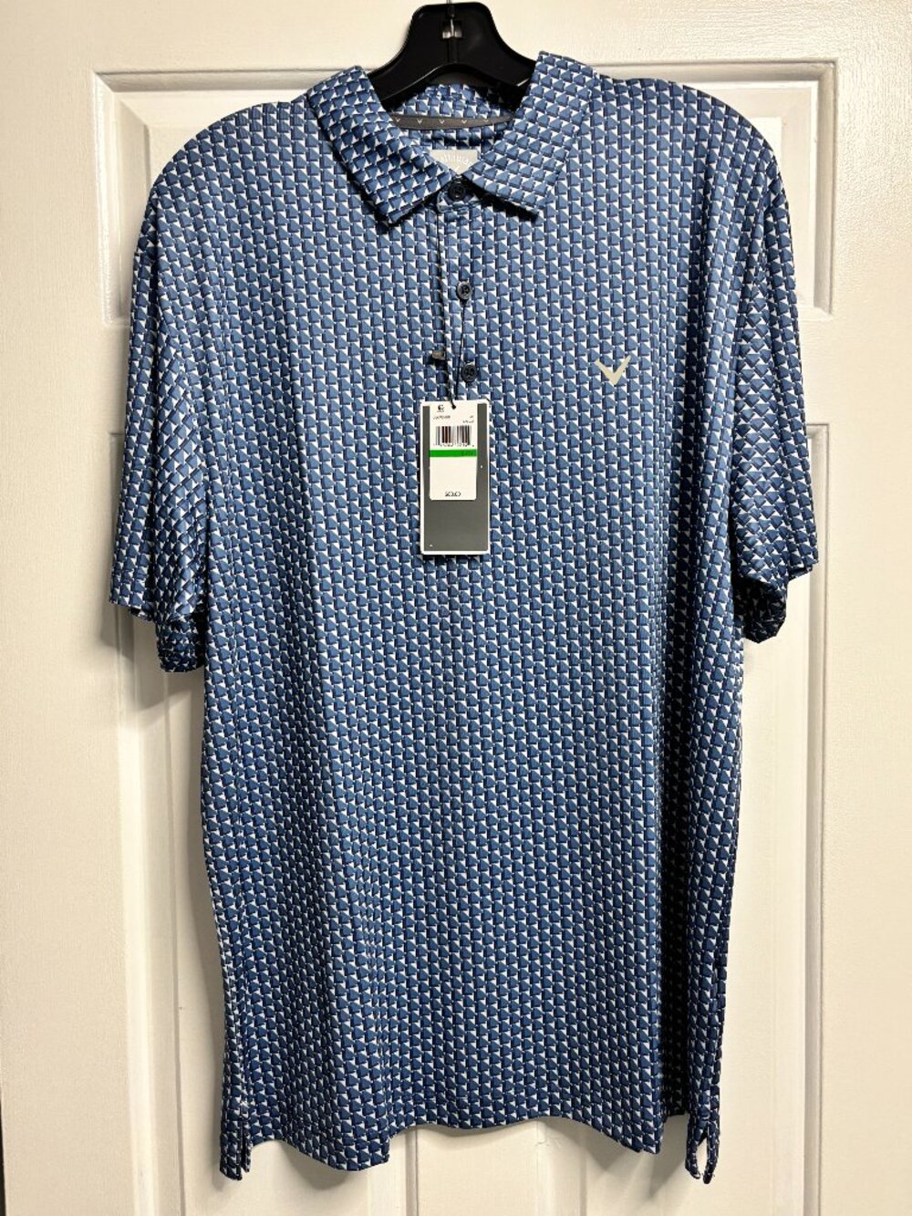 Callaway Golf Polo Blue UPF 50+ Stretch NWT $80 MSRP